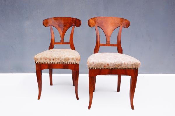 Biedermeier Stühle um 1825