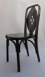 J&J Kohn Jugendstil Stuhl Bugholz um 1908 Nr. 384 Josef Hoffmann