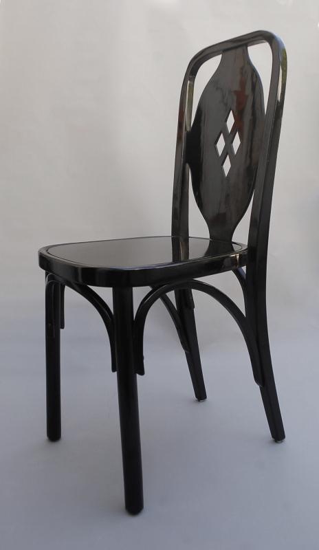 J&J Kohn Jugendstil Stuhl Bugholz um 1908 Nr. 384 Josef Hoffmann